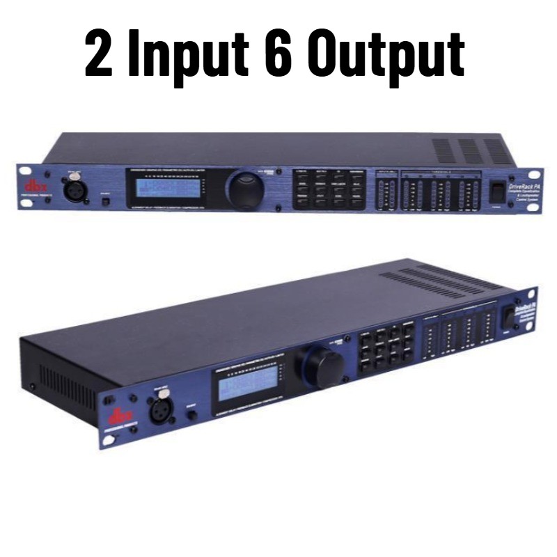 PA/260/360Audio Processor Speaker Management System Loudspeaker 2 Input 6 Output