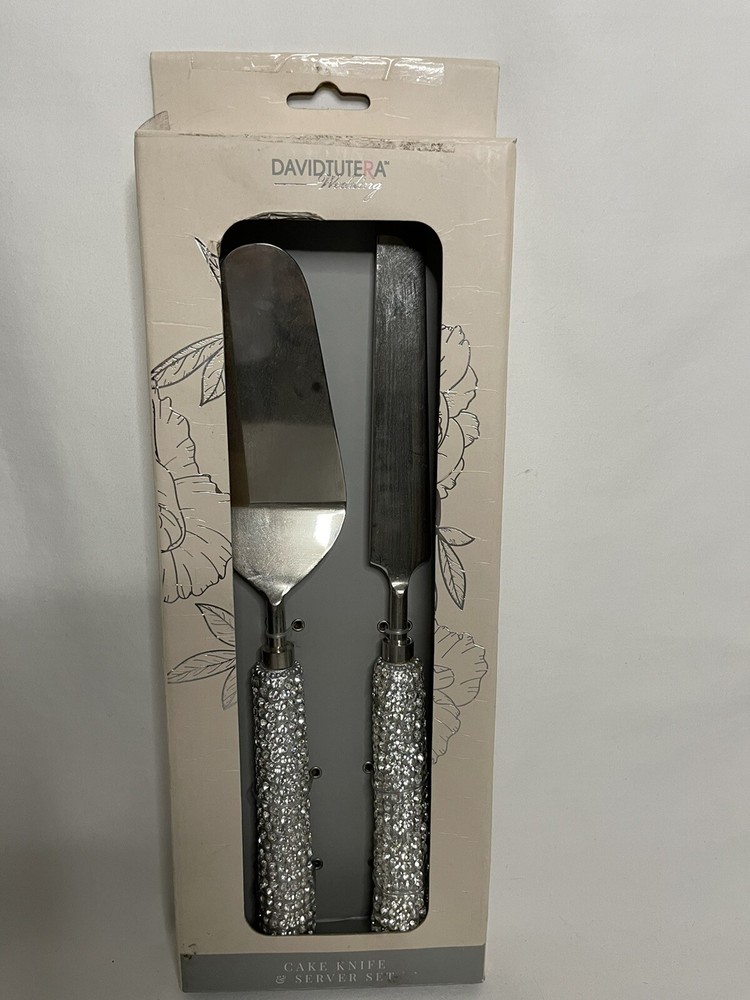 David Tutera Wedding Cake Knife And Server Set