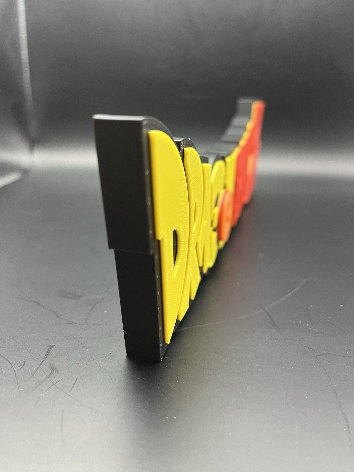 Dragon Ball Z Logo Sign Display | 3D Wall Desk Shelf Art