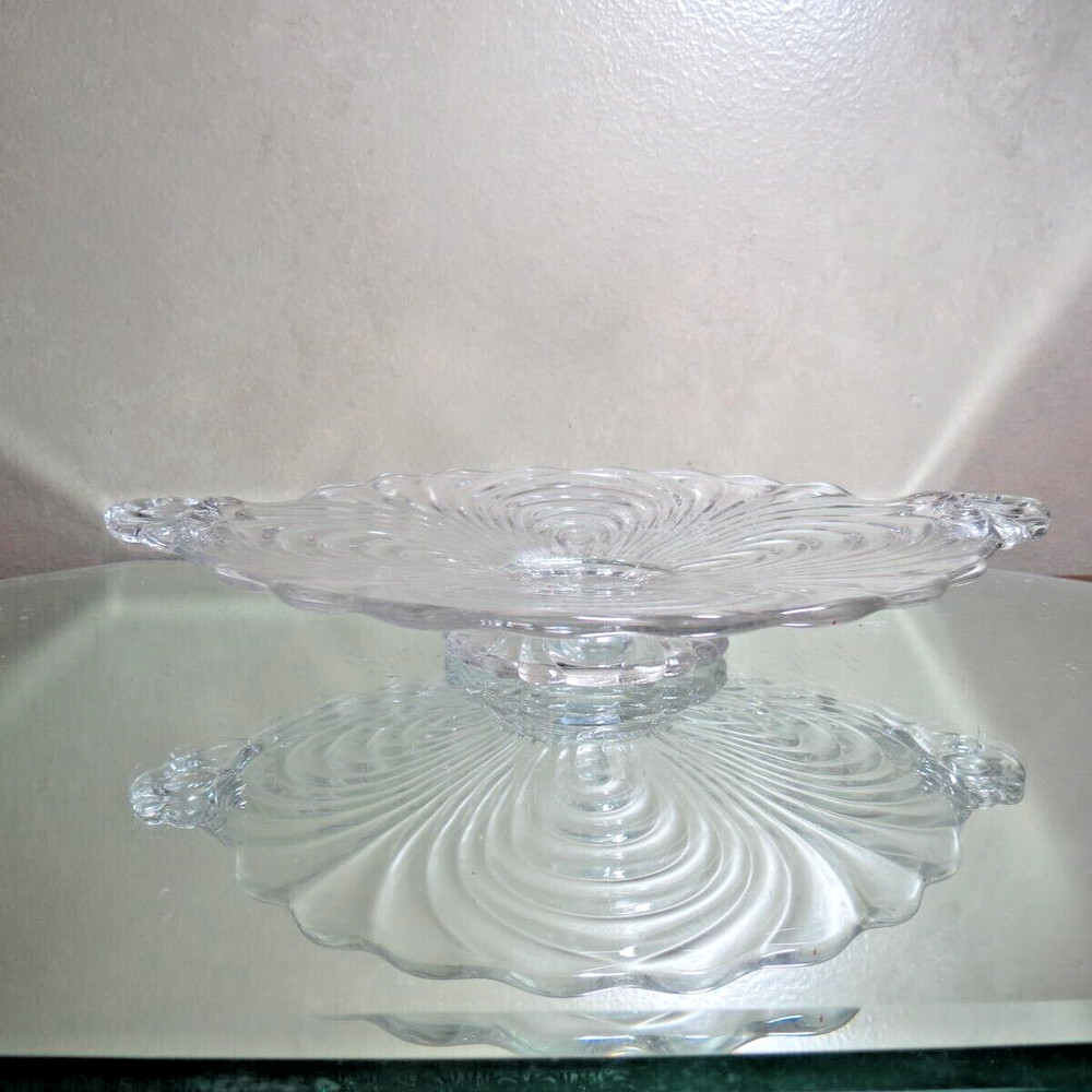 Cambridge Caprice Clear 2 Handled Tidbit Tray