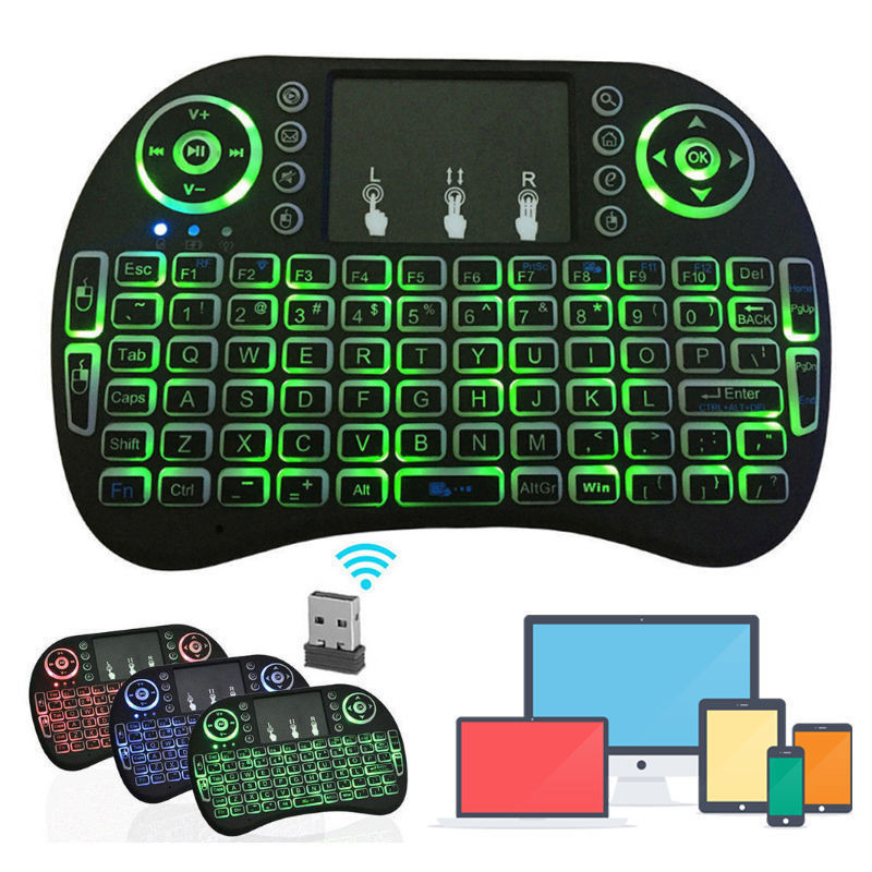 mini i8 2.4GHZ mini Wireless Keyboard Touchpad for Smart TV Android Box PC HTPC