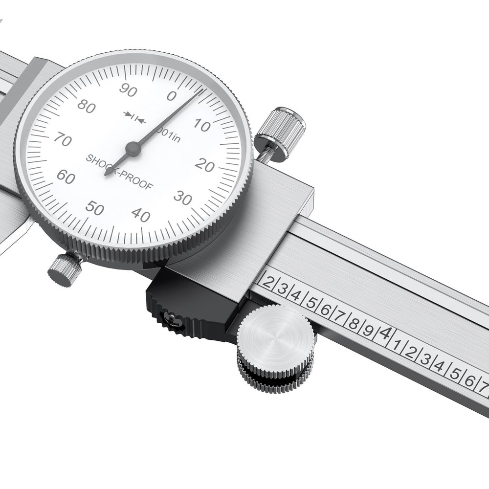Dial Caliper Shockproof Dial Caliper Precision Caliper with Watch 0-9" Range,...