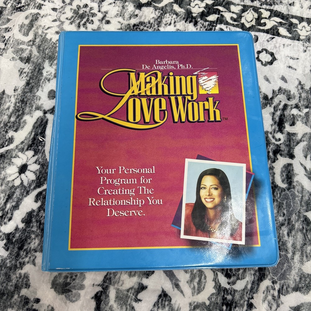 Making Love Work Program Barbara De Angelis 2 VHS,5 Cassettes, Guide Book