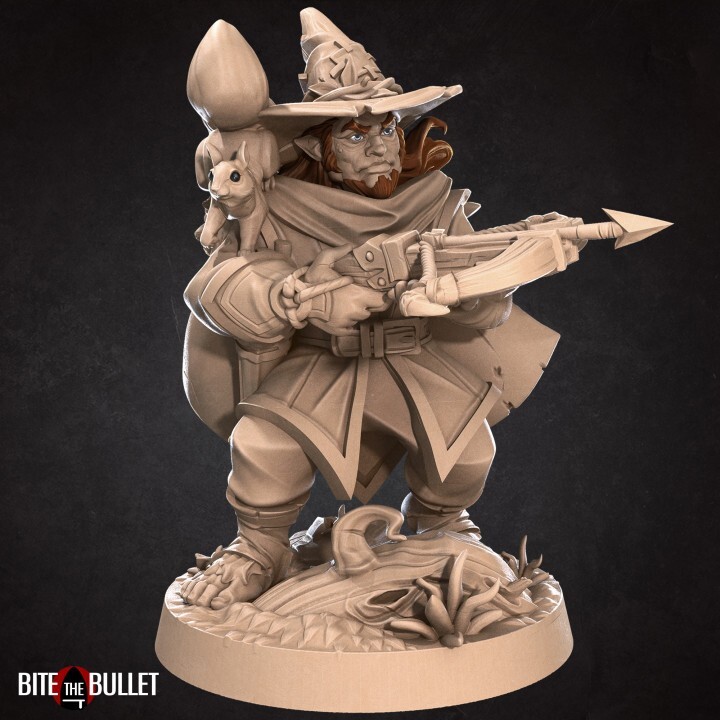 Bite the Bullet Fantasy Miniature Bundle Halfling Adventurers