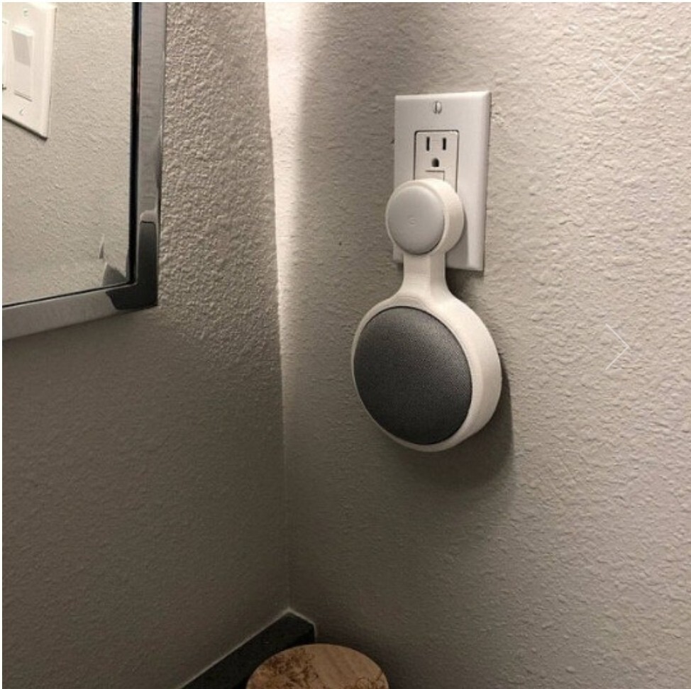 Outlet Mount For Google Home Mini-ONLY BLACK AVAILABLE