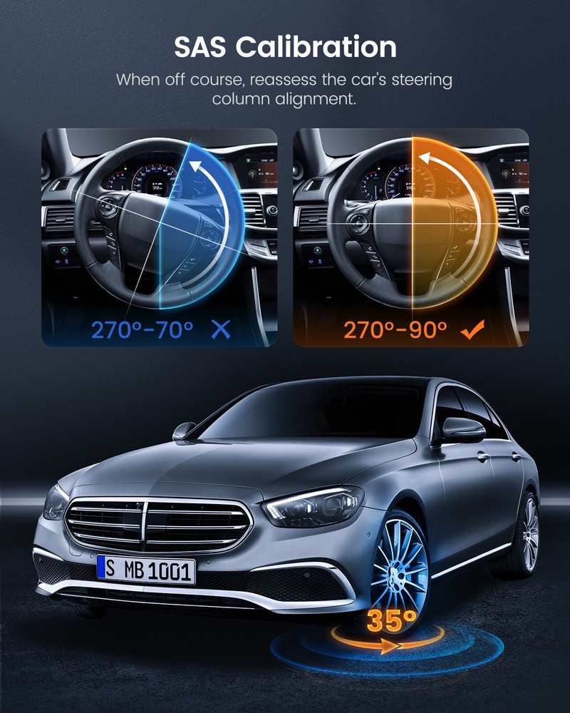 WiFi Bi-directional Scanner OBD2 Code Reader ABS Bleeding Oil & EPB Brake Reset