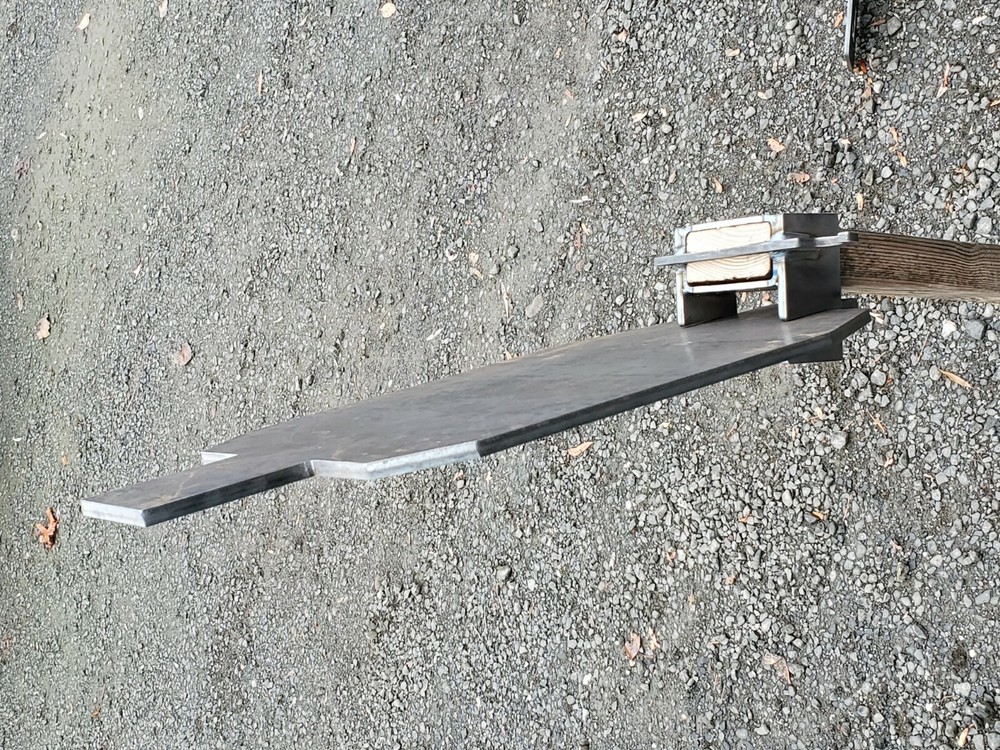 AR500 Angled Target Hanger hook for 2x4 Topper