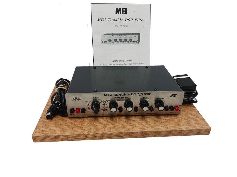 MFJ-784B Tunable DSP Filter Manual Power Supply - WORKS