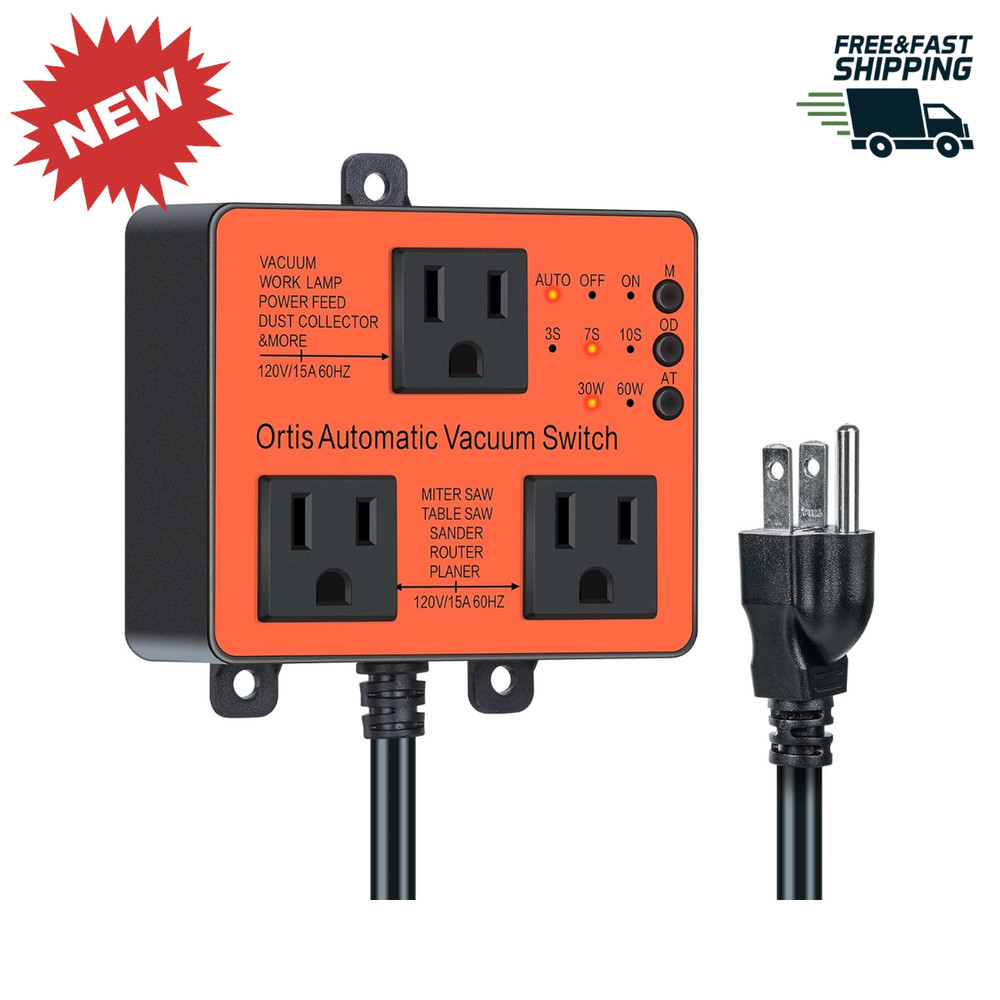 Automatic Vacuum Switch Dust Control Auto Switch with Delay for Power Tools