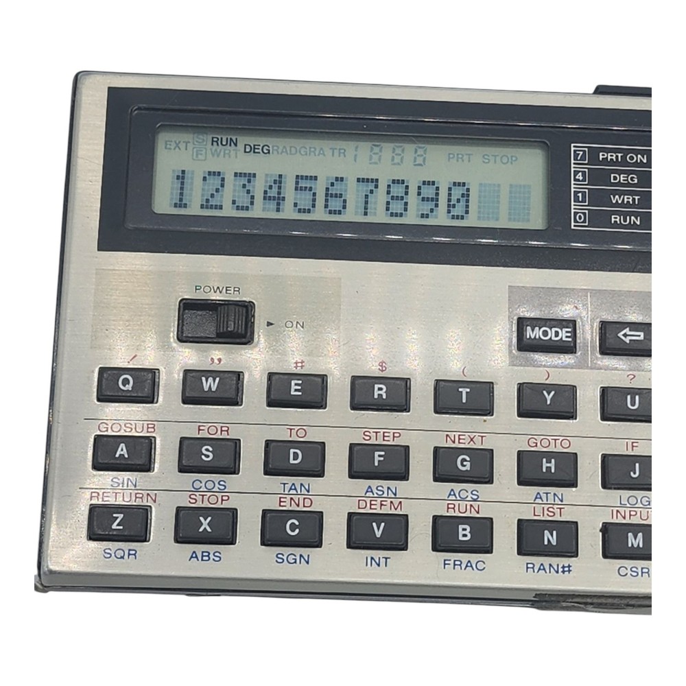 CASIO FX-700P Personal Computer Calculator - TESTED WORKING *READ* Some Issues