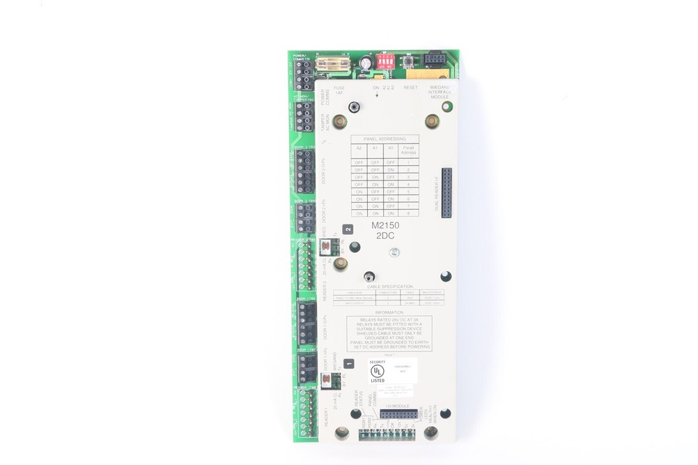 Symmetry M2150 2DC Access Control Panel Door Controller Reader Board - No Module