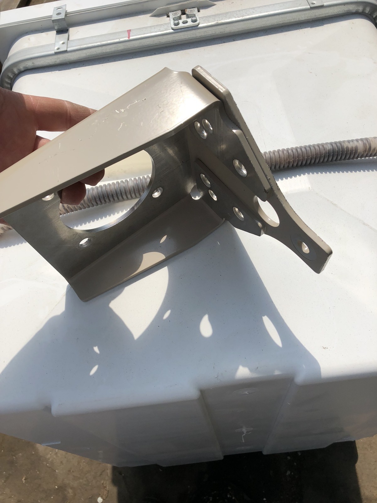 New HEAVY 3/16" Stainless Steel HMMWV Humvee Radio Antenna Mount