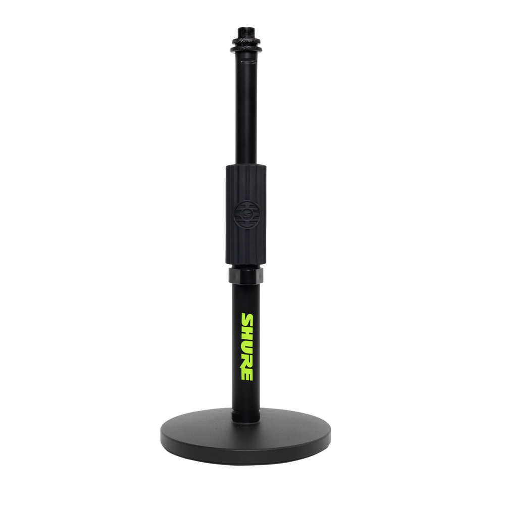 Shure by Gator 6" Round Base Desktop Mic Stand - Height-Adjustable