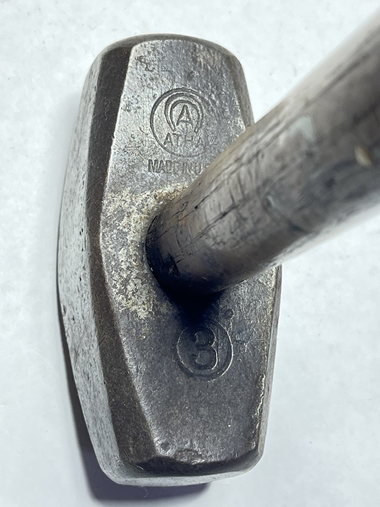 Vintage Atha 4lb. Blacksmith Sledgehammer With Short Handle Used