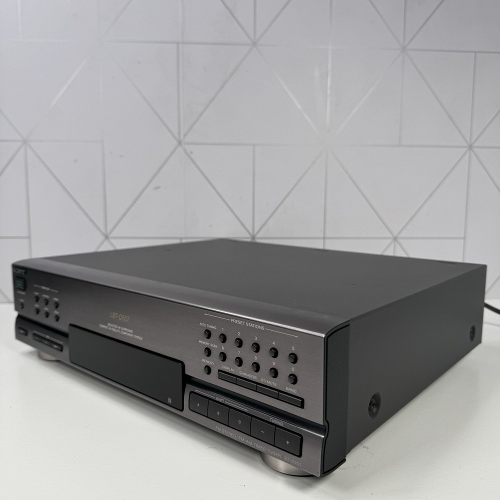 Sony ST-D707 FM Stereo FM-AM Timer Tuner