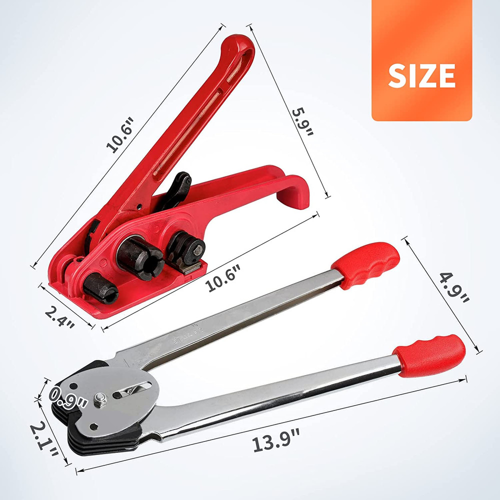 Pallet PP Plastic Strapping Kit, Packaging Banding Tensioning Tool, He