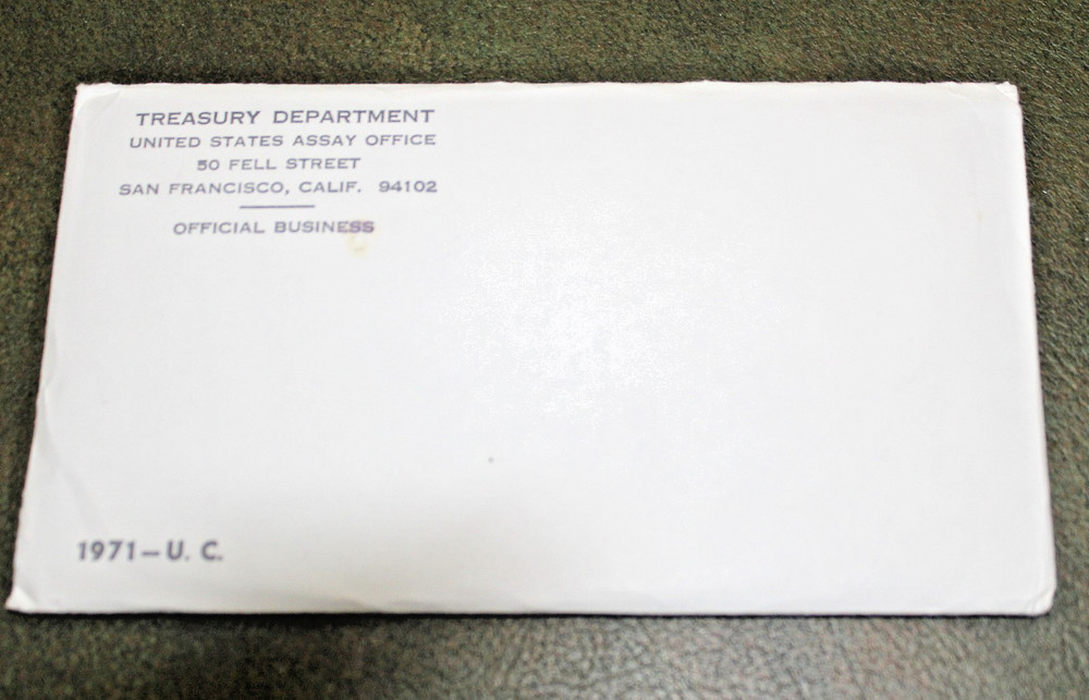 1971 Uncirculated P&D Mint Set in original envelope