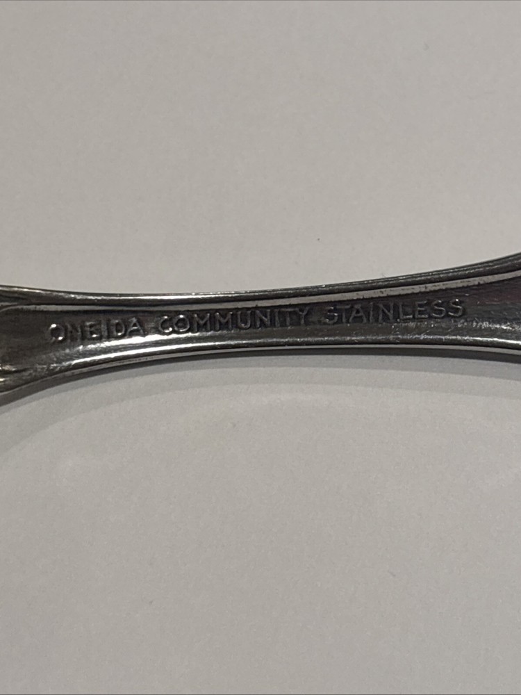 Oneida Community Brahms Oval Spoon Stainless Flatware