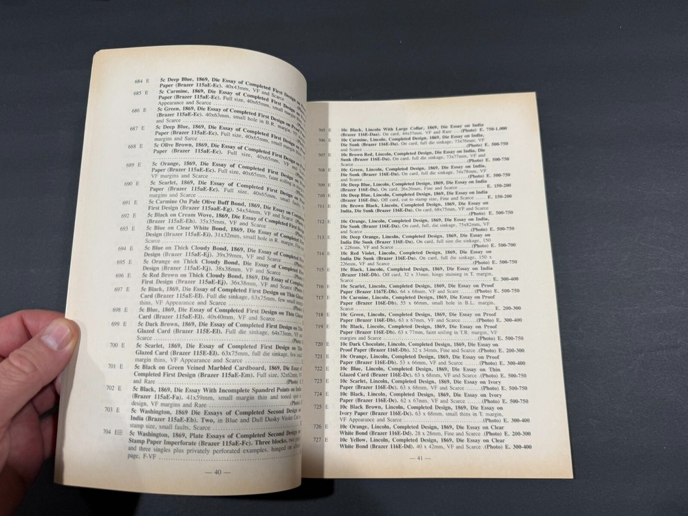 1990 Robert Siegel Auction Galleries Stamp Catalog...Clarence Brazer Collection