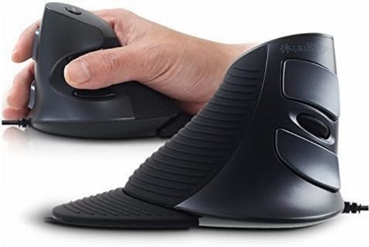 IPLEX VM712 Ergonomic DPI Changable Wired Optical Vertical Mice Mouse 6 Button