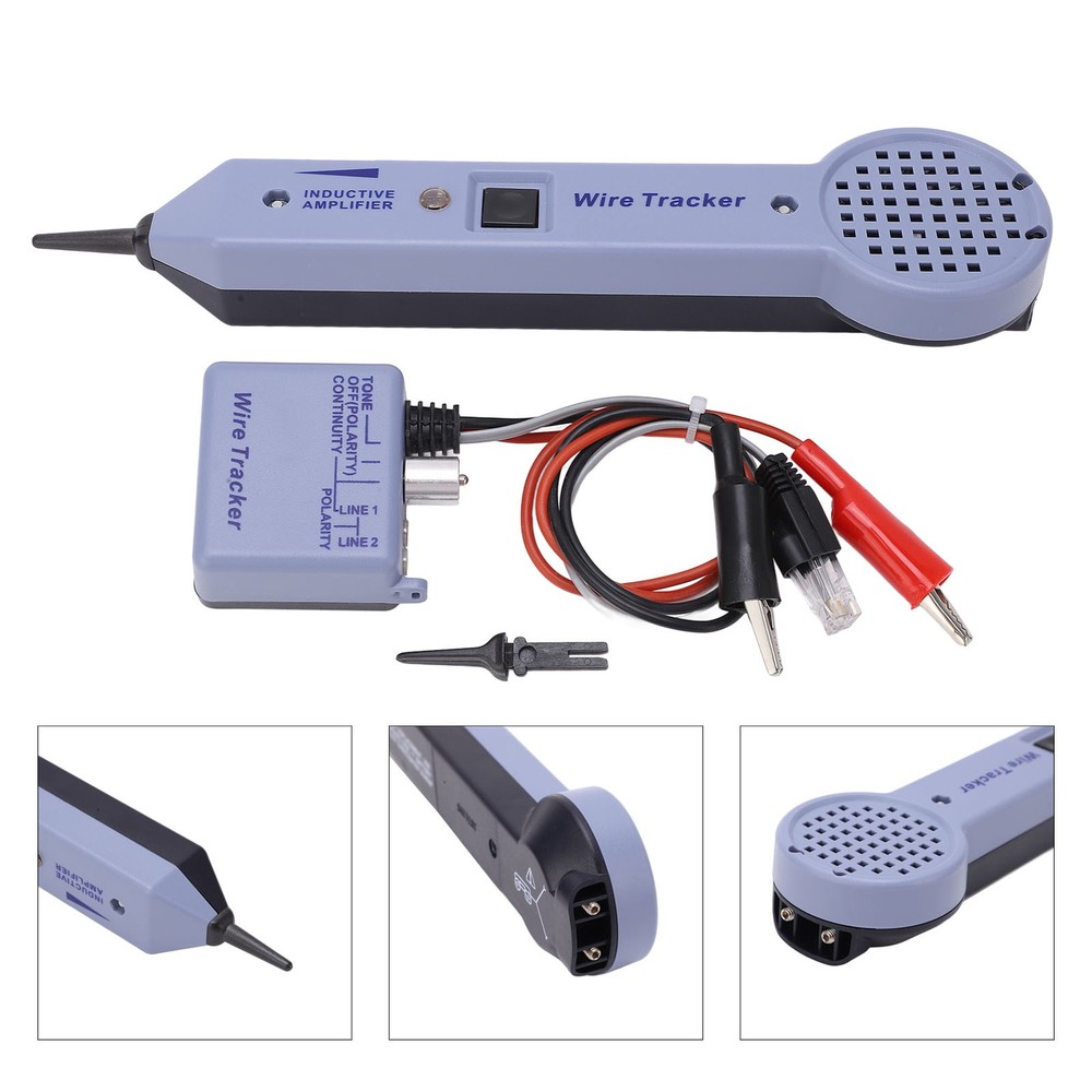 And Probe Kit Network Cable Tracing Tester Kit Audio Adjustable Wire