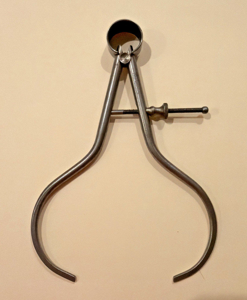 Starrett No. 275 Outside Caliper Spring Type 6" Precision Measuring Tool