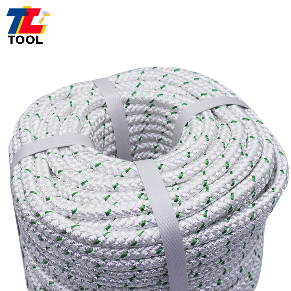 1544 Lbs 3/8" x 200' Double Braid Polyester Rope Arborist Rope Rigging Line