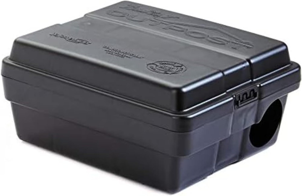 Versatile Lockable Pest Control Station for Mice & Rats - Indoor/Outdoor Use