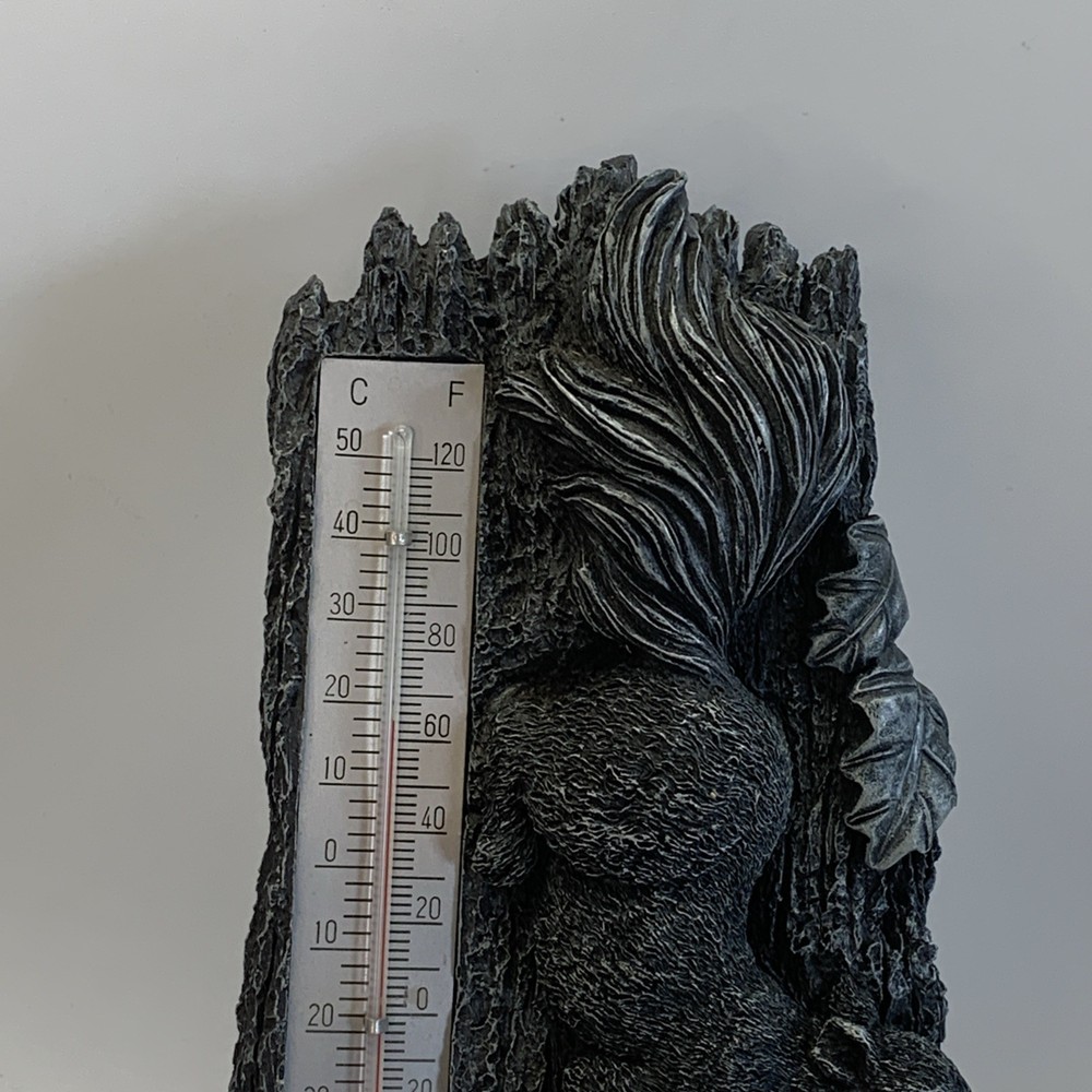Gray Color Thermometer Squirrel On An Oak Tree