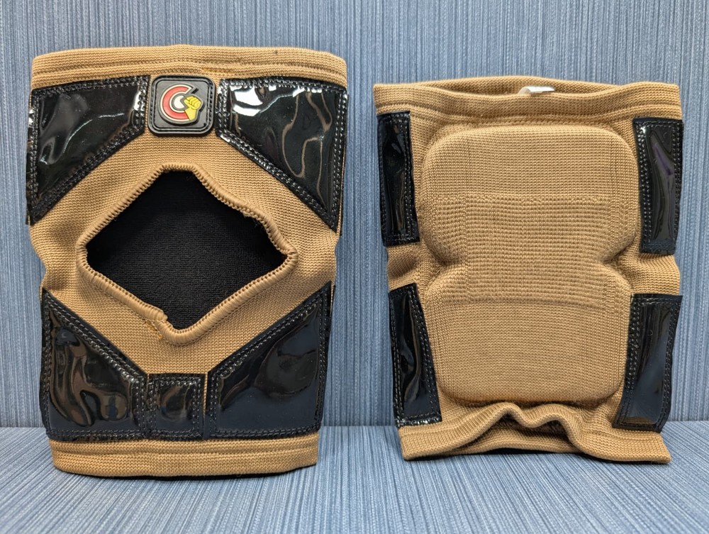 Mighty Grip Tack Knee Pad Sleeve Pole Floor Dance Exercise Small Size