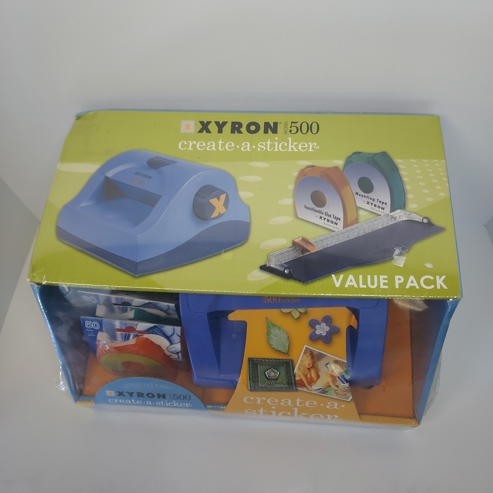 Xyron Model 500 Create a Sticker 5" Sticker Maker Machine Value Pack with Extras