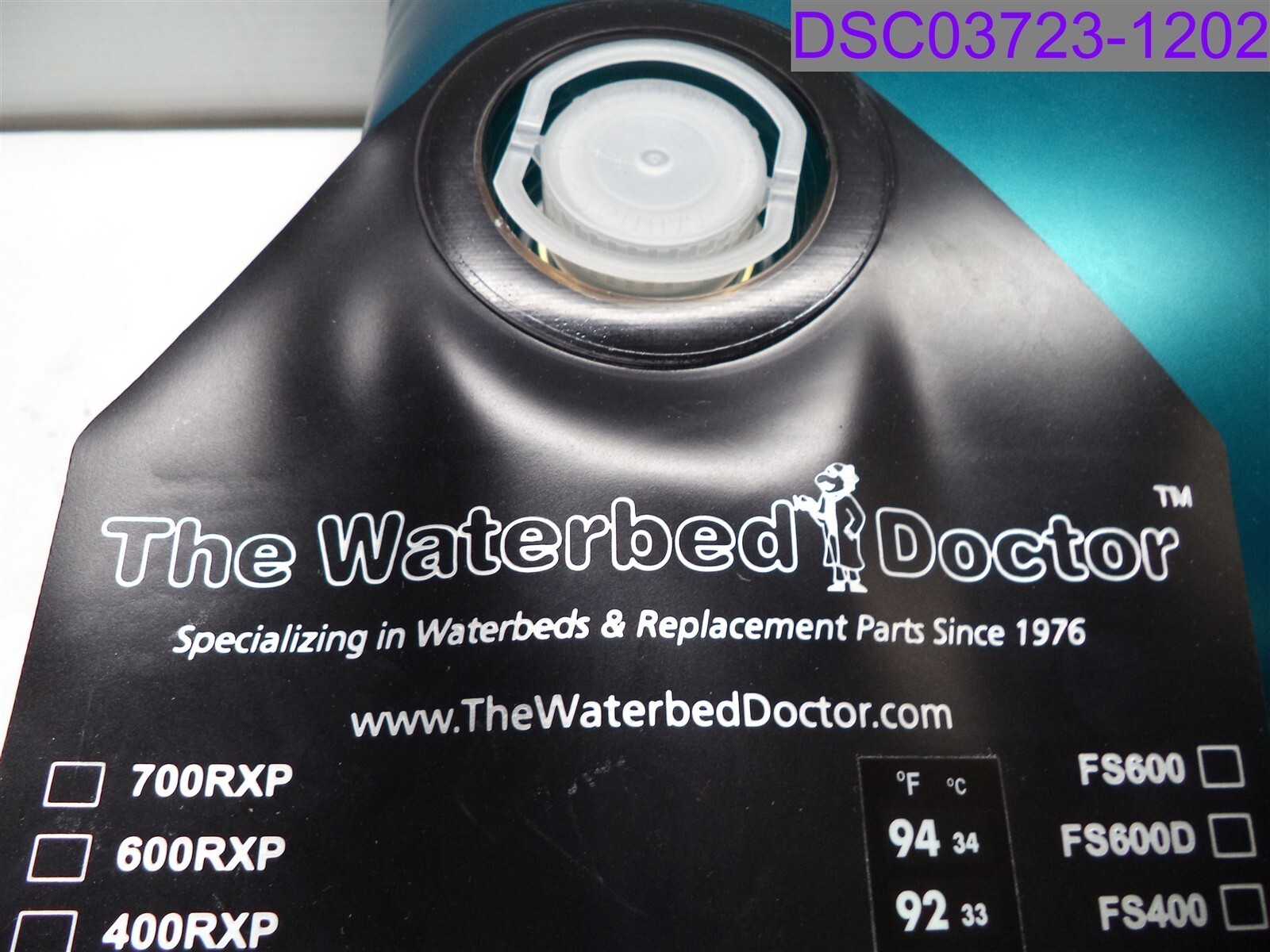 TOP ONLY The Waterbed Doctor Queen Size Flotation Sleep Mattress P/N FS9250