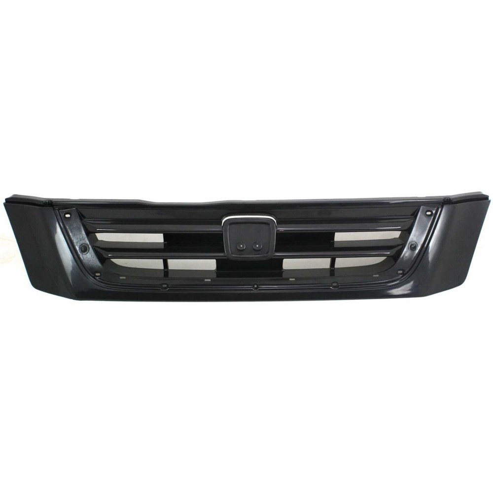 Grille For 97-2001 Honda CR-V Black Plastic
