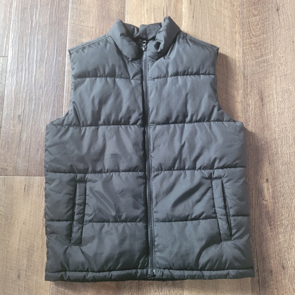 Old Navy Blk Puffer Vest L10/12 t346