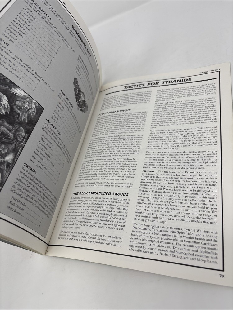 Games Workshop Paperback Codex Tyrandis Warhammer 40,000 Very Good Condition