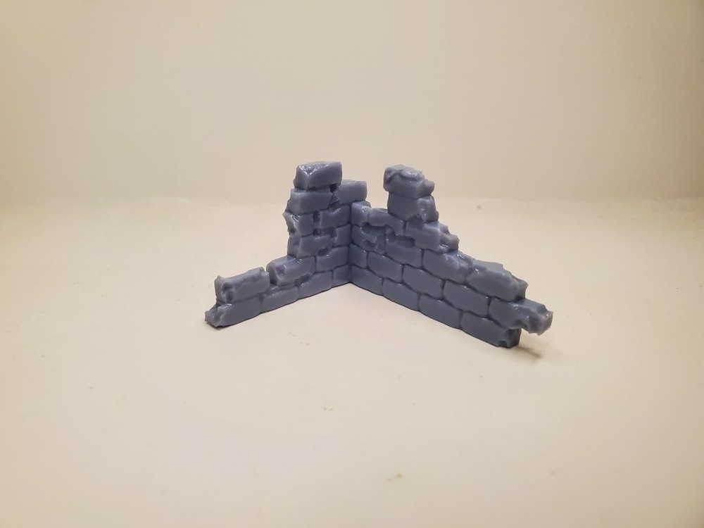 Custom Wargame Tabletop Terrain Broken Walls 2.0