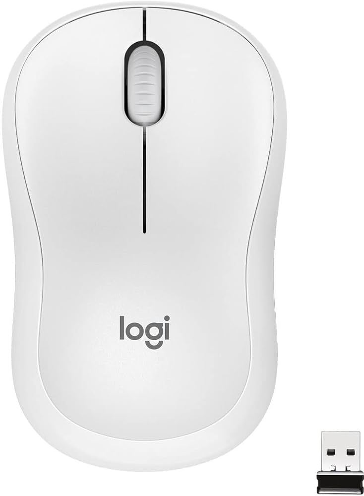 Logitech M220 Silent Touch Optical Mouse W/ Nano Receiver - White (IL/GM1-118...