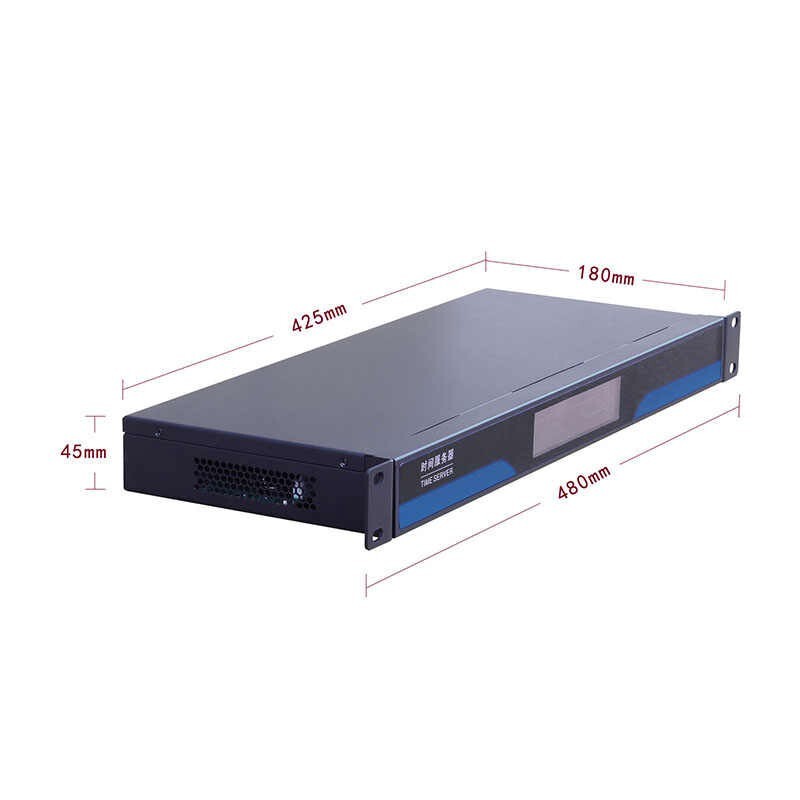 Network Time Server with HighPrecision OCXO for Beidou Dual Mode +9 Network Port