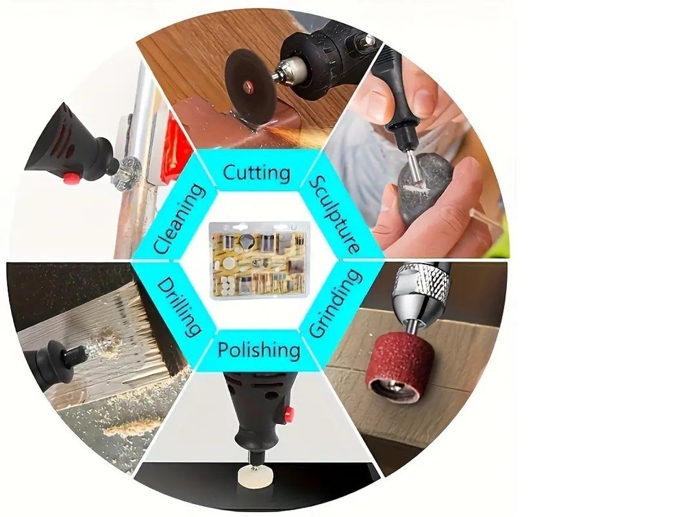 105pcs Diamond-Coated Polishing Head Kit – Workshop Kit – T024