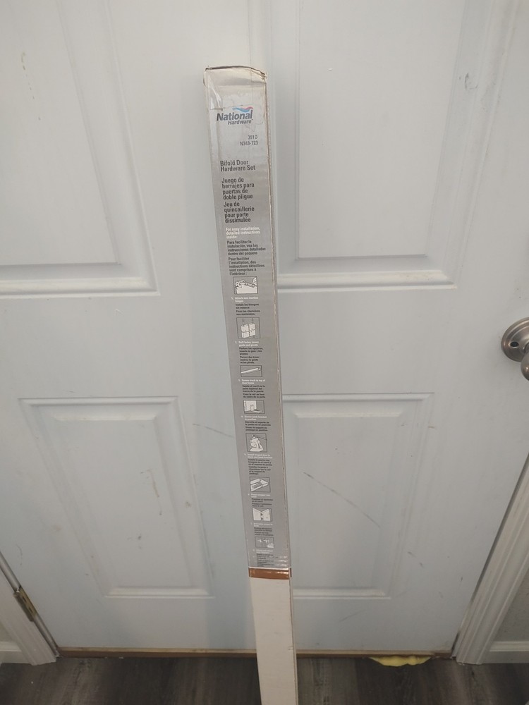National Hardware N343-723 Complete Double Folding Door Hardware Set