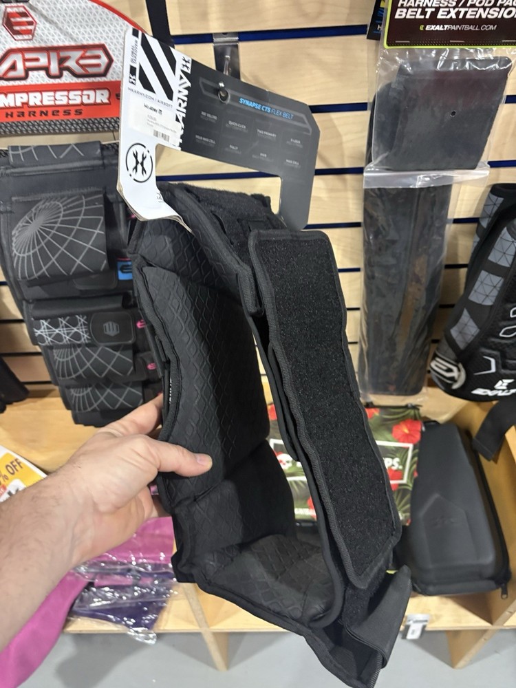 HK Army Synapse Flex Belt- Black Display Model-New