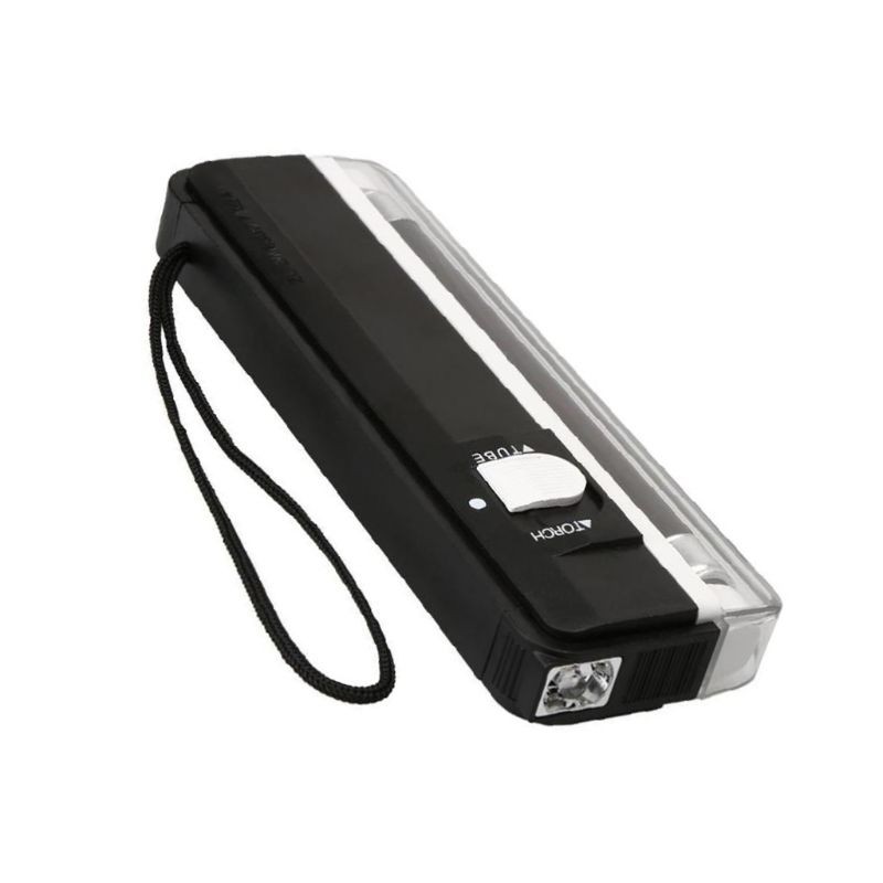 Plastic Flashlights Gemstone Identification Battery Operated LED Torch Lights
