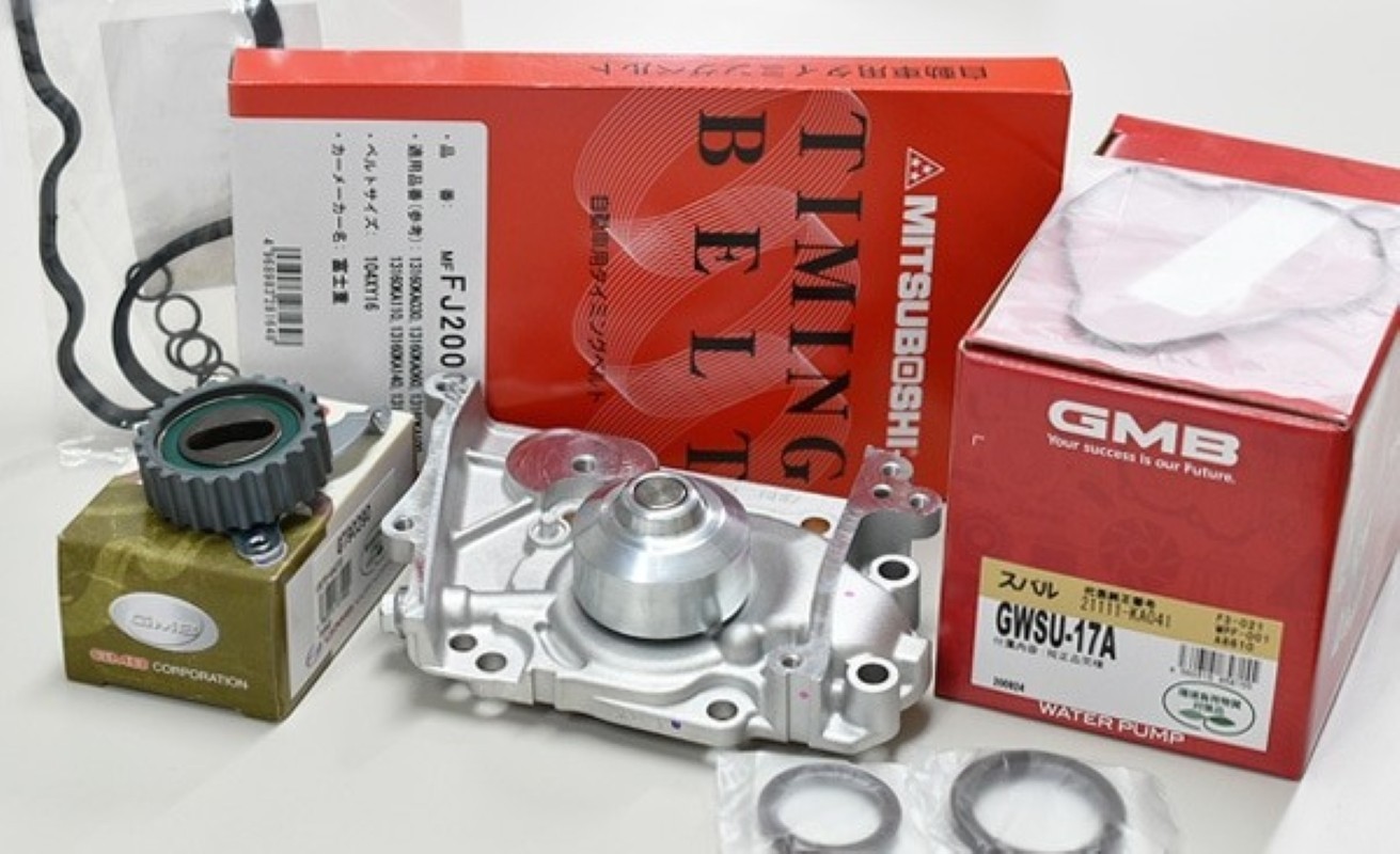 Timing Belt Kit 6Pcs for SUBARU SAMBAR KS3 KS4 KV3 KV4 EN07 Water Pump Tensioner