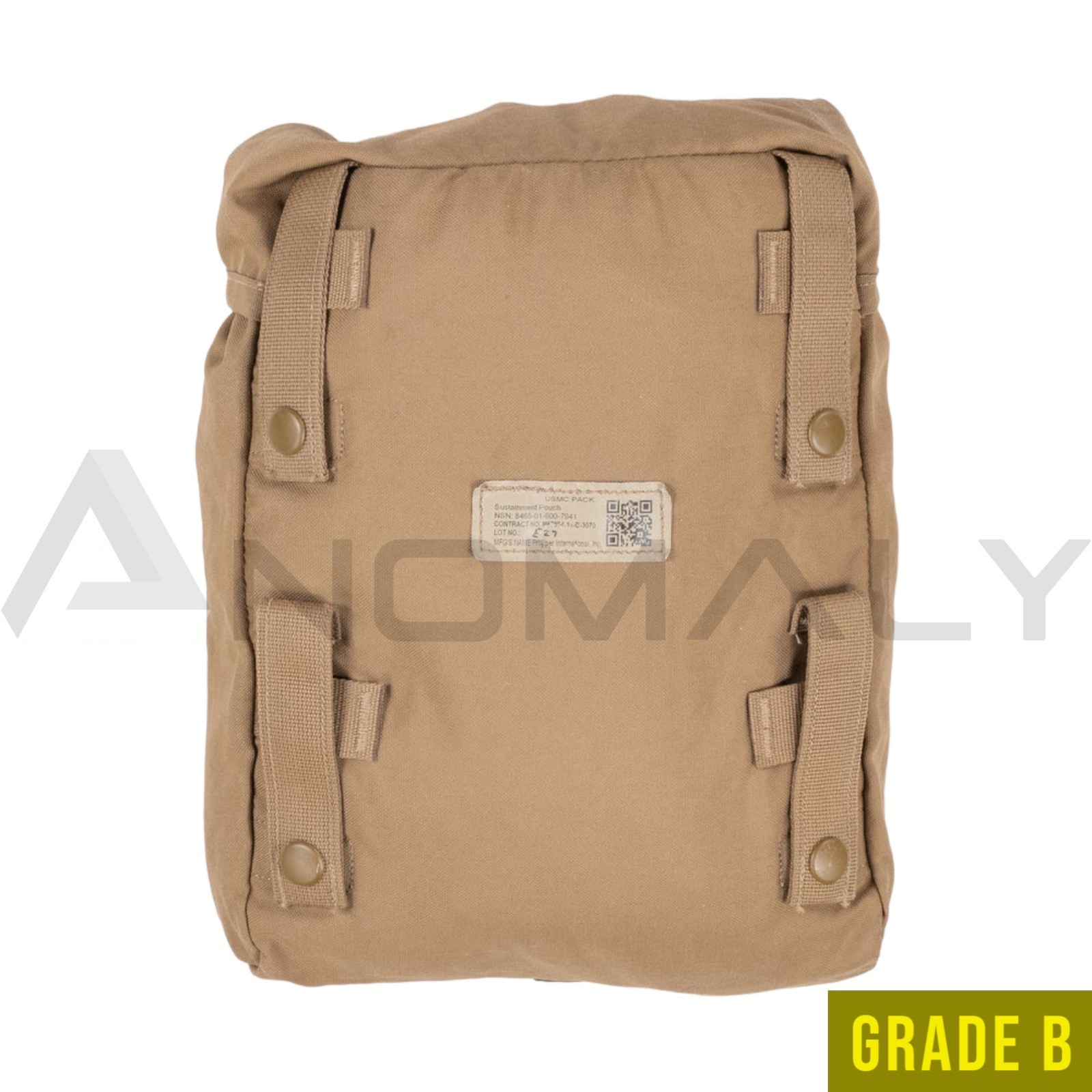 *Lot of 2 Qty* Used USMC FILBE Sustainment Pouch Coyote Brown Molle II FSBE