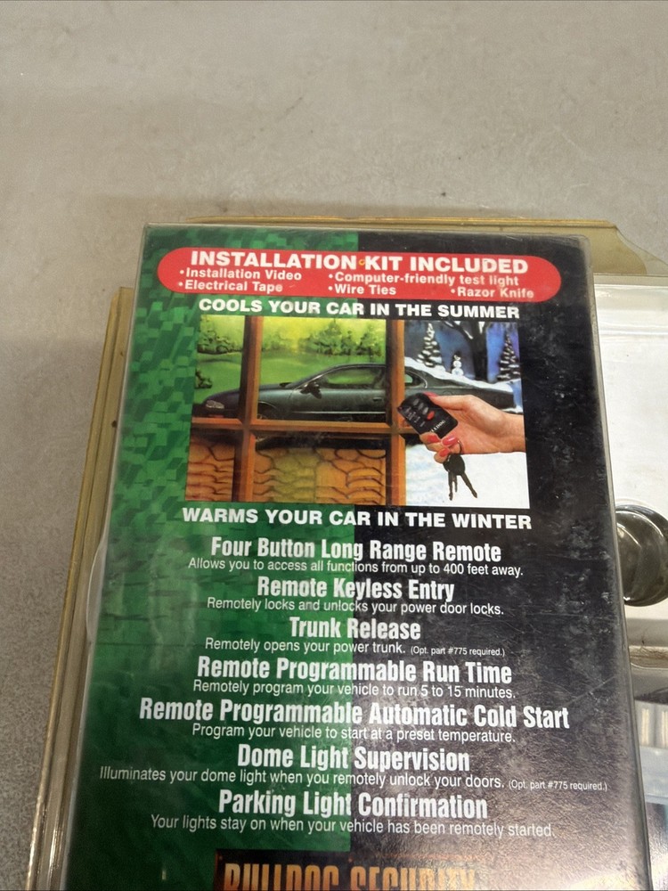 BULLDOG SECURITY Remote Starter, Keyless Entry & Remote RS112