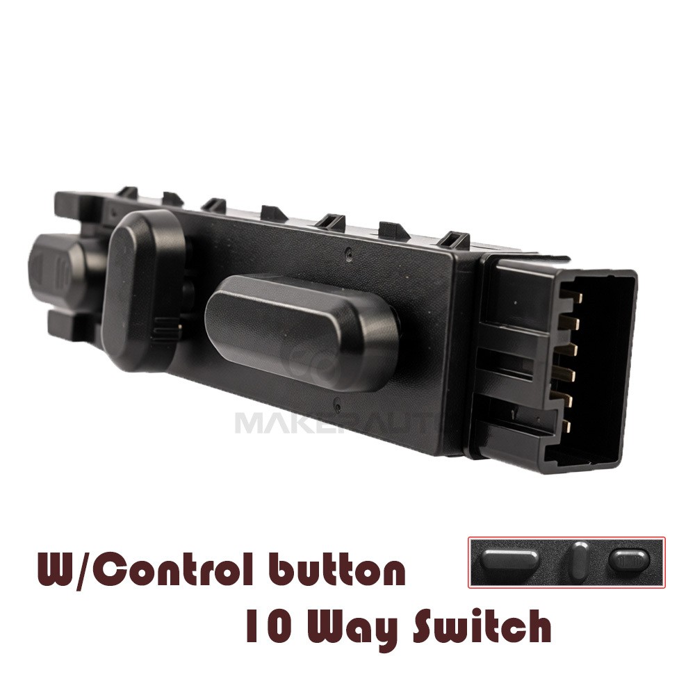 Power Seat Adjustment Control Switch 10 Way for Ford F150 Explorer Driver Side