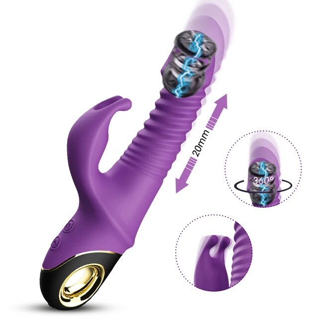 Clit Dildo Rabbit Vibrator