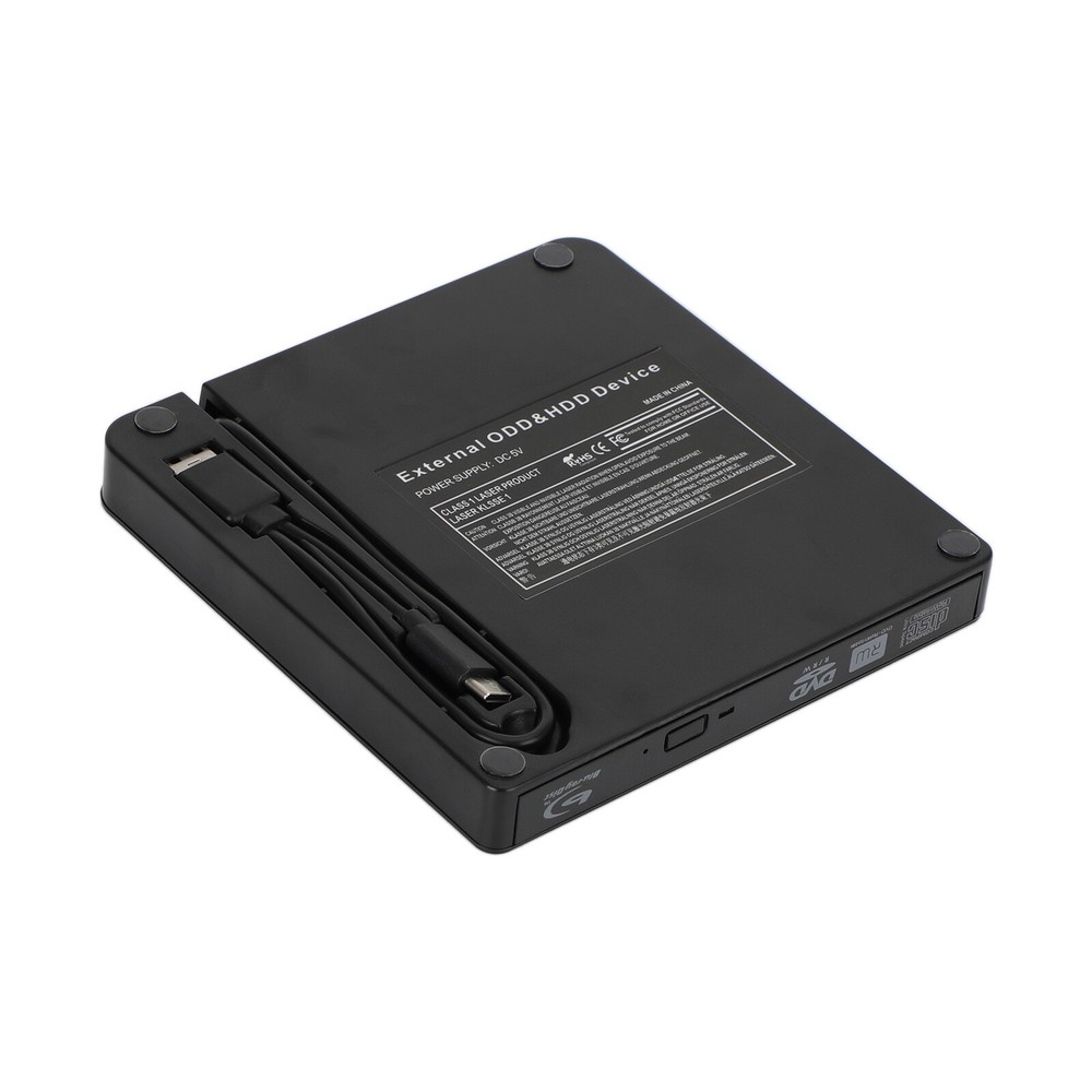 USB 3.0 External DVD Drive BD Player Read/Write 2IN1 Portable Burner US
