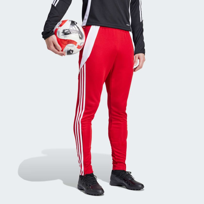 Adidas Tiro 24 Red Zip Pocket Training Track Pants MSRP $50