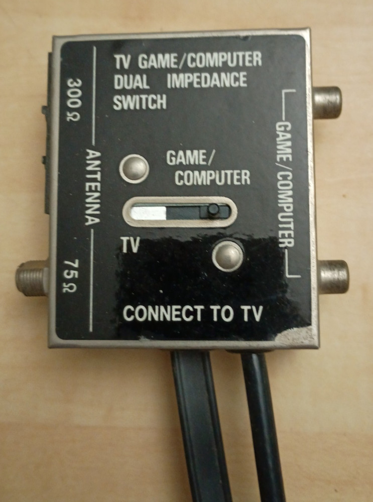 Tv Game Computer Switch Box Adapter - Not Tested